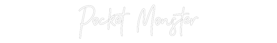 CREATE YOUR OWN WEDDING NEON SIGN Pocket Monster