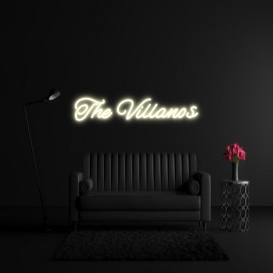 CREATE YOUR OWN WEDDING NEON SIGN The Villanos