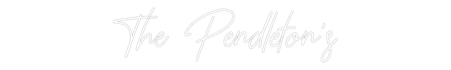 CREATE YOUR OWN WEDDING NEON SIGN The Pendleton’s