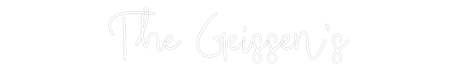 CREATE YOUR OWN WEDDING NEON SIGN The Geissen’s