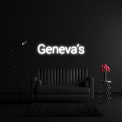 CREATE YOUR OWN WEDDING NEON SIGN Geneva’s
