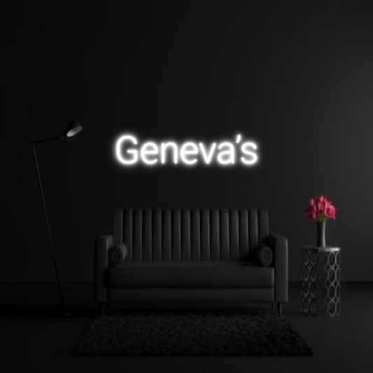 CREATE YOUR OWN WEDDING NEON SIGN Geneva’s