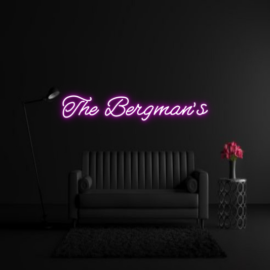 CREATE YOUR OWN WEDDING NEON SIGN The Bergman’s