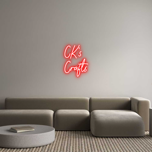 CREATE YOUR OWN CUSTOM NEON CK’s
Crafts