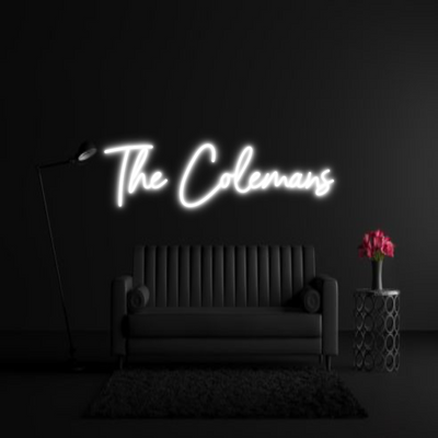 CREATE YOUR OWN WEDDING NEON SIGN The Colemans