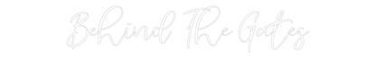 CREATE YOUR OWN CUSTOM NEON Behind The Ga...