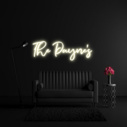 CREATE YOUR OWN WEDDING NEON SIGN The Payne’s