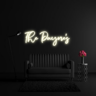 CREATE YOUR OWN WEDDING NEON SIGN The Payne’s