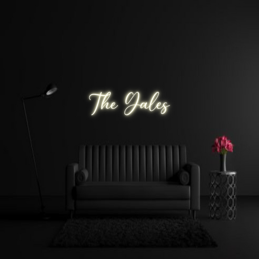 CREATE YOUR OWN WEDDING NEON SIGN The Gales