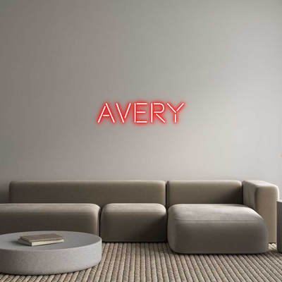 CREATE YOUR OWN CUSTOM NEON Avery