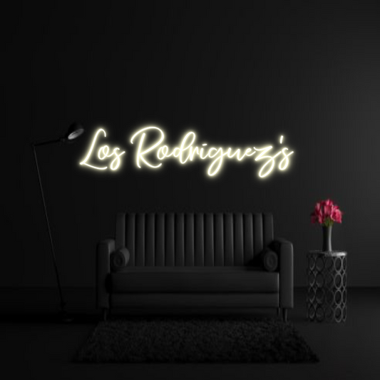 CREATE YOUR OWN WEDDING NEON SIGN Los Rodriguez...