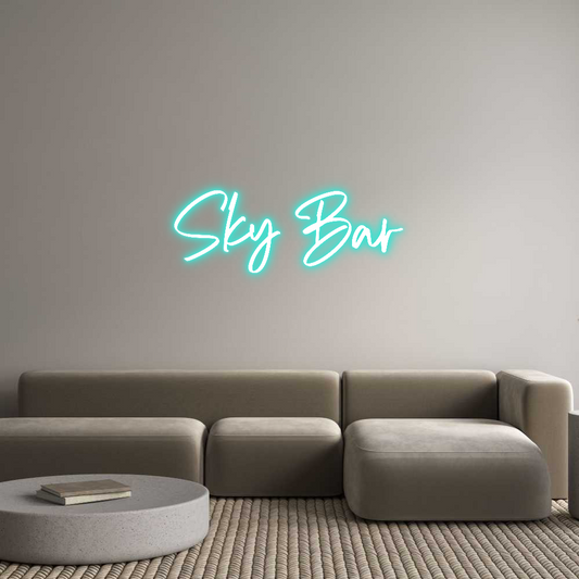 CREATE YOUR OWN CUSTOM NEON Sky Bar