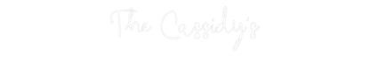 CREATE YOUR OWN WEDDING NEON SIGN The Cassidy's