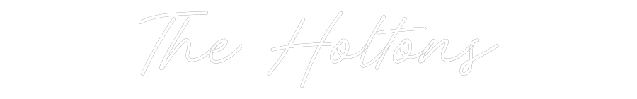 CREATE YOUR OWN WEDDING NEON SIGN The Holtons