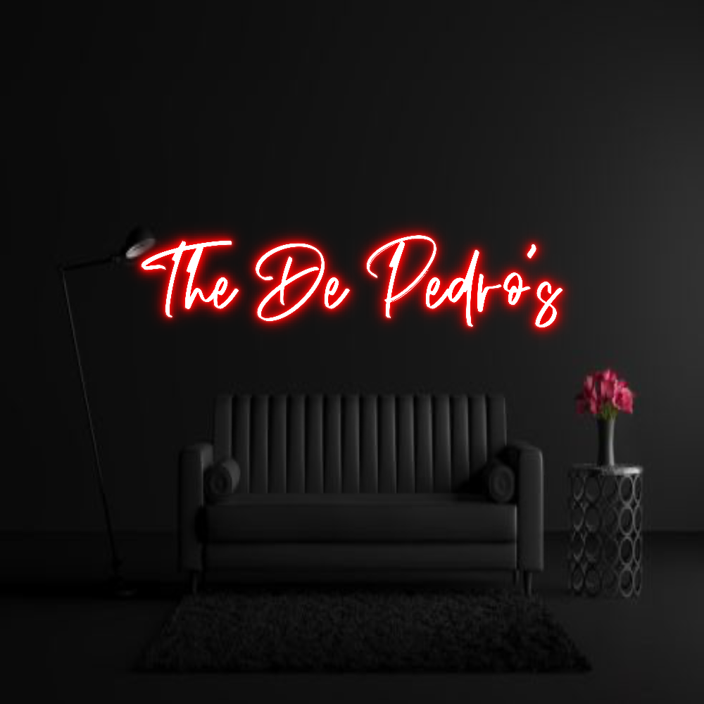 CREATE YOUR OWN WEDDING NEON SIGN The De Pedro’s