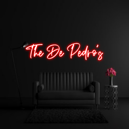 CREATE YOUR OWN WEDDING NEON SIGN The De Pedro’s