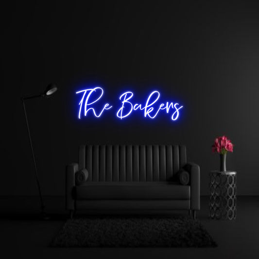 CREATE YOUR OWN WEDDING NEON SIGN The Bakers