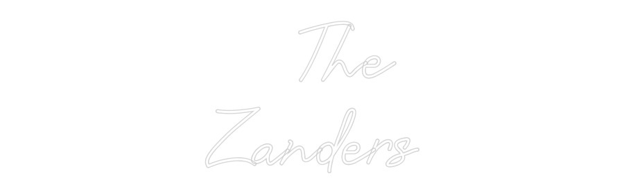 CREATE YOUR OWN WEDDING NEON SIGN The 
Zanders