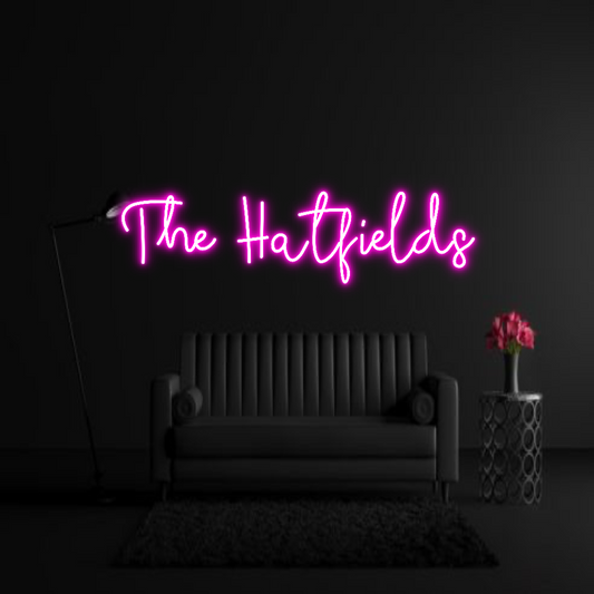 CREATE YOUR OWN WEDDING NEON SIGN The Hatfields