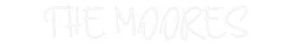 CREATE YOUR OWN WEDDING NEON SIGN THE MOORES