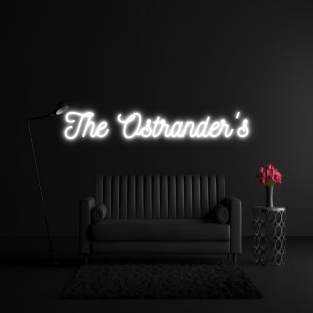 CREATE YOUR OWN WEDDING NEON SIGN The Ostrander's