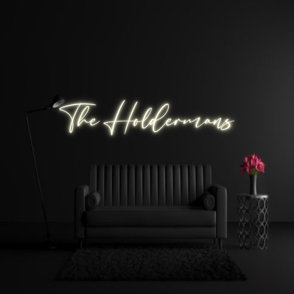 CREATE YOUR OWN WEDDING NEON SIGN The Holdermans