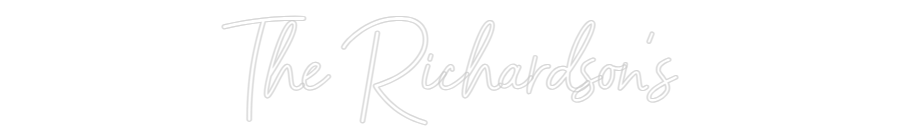 CREATE YOUR OWN WEDDING NEON SIGN The Richardso...