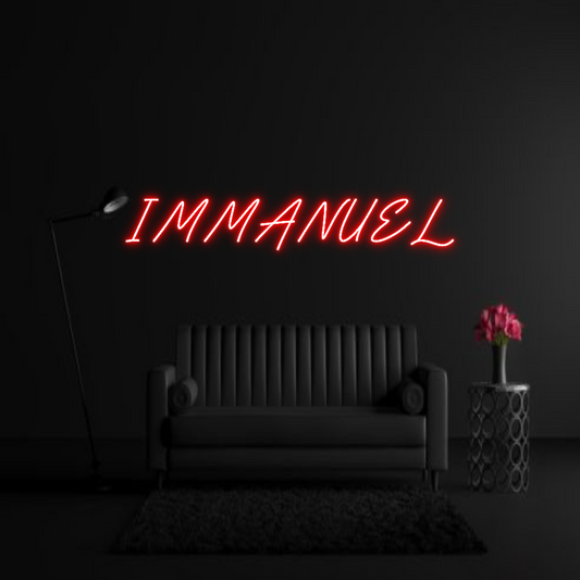 CREATE YOUR OWN WEDDING NEON SIGN IMMANUEL