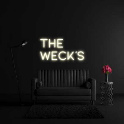 CREATE YOUR OWN WEDDING NEON SIGN The
Weck's