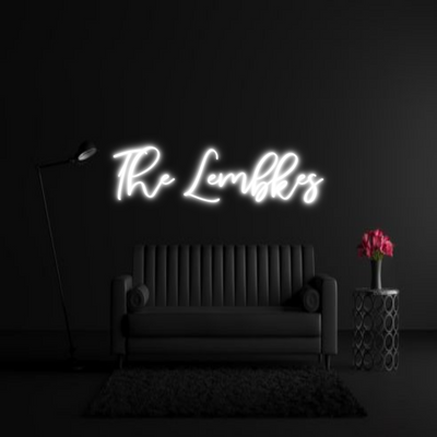 CREATE YOUR OWN WEDDING NEON SIGN The Lembkes