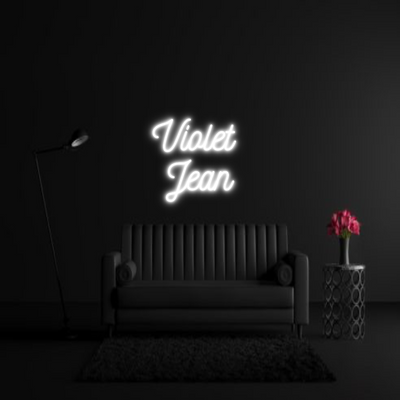 CREATE YOUR OWN WEDDING NEON SIGN Violet 
Jean