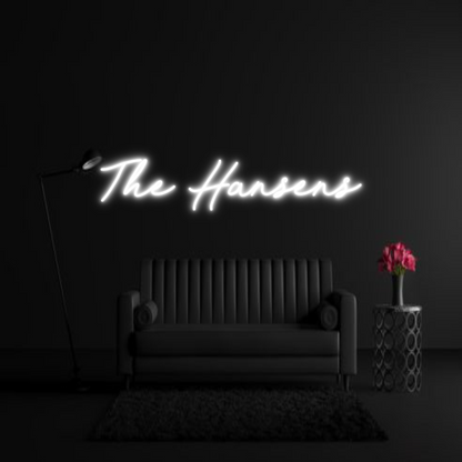 CREATE YOUR OWN WEDDING NEON SIGN The Hansens