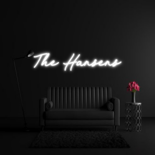 CREATE YOUR OWN WEDDING NEON SIGN The Hansens