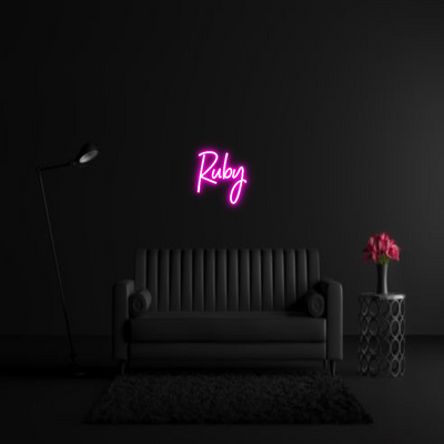 CREATE YOUR OWN WEDDING NEON SIGN Ruby