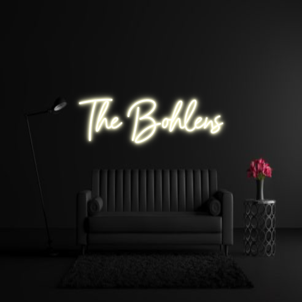 CREATE YOUR OWN WEDDING NEON SIGN The Bohlens