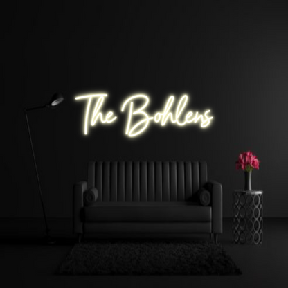 CREATE YOUR OWN WEDDING NEON SIGN The Bohlens