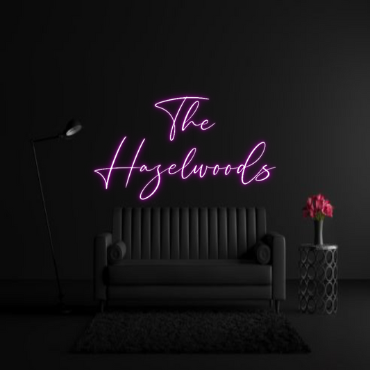 CREATE YOUR OWN WEDDING NEON SIGN The
Hazelwoods