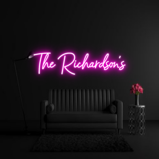 CREATE YOUR OWN WEDDING NEON SIGN The Richardso...