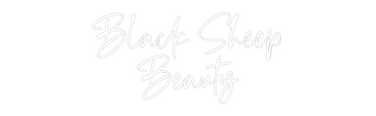 CREATE YOUR OWN WEDDING NEON SIGN Black Sheep
...