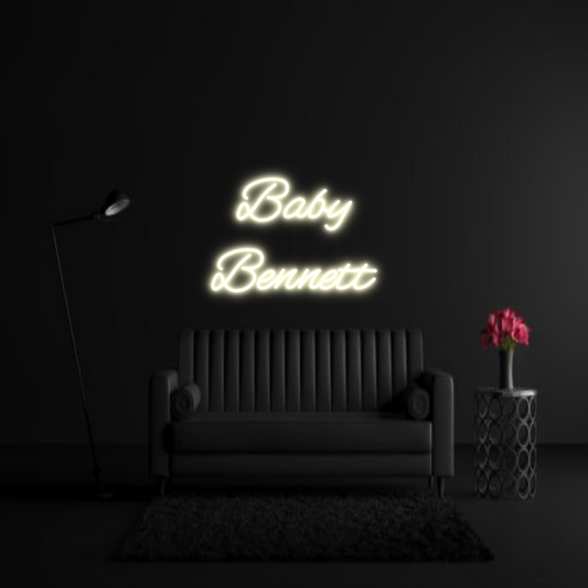 CREATE YOUR OWN WEDDING NEON SIGN Baby
Bennett