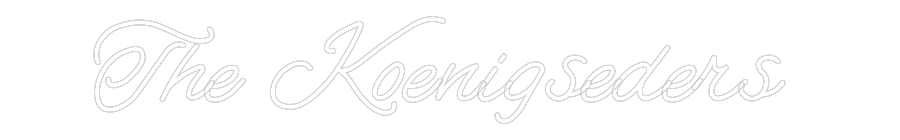 CREATE YOUR OWN WEDDING NEON SIGN The Koenigsed...