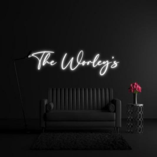 CREATE YOUR OWN WEDDING NEON SIGN The Worley’s