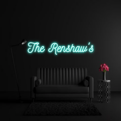 CREATE YOUR OWN WEDDING NEON SIGN The Renshaw's