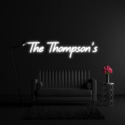 CREATE YOUR OWN WEDDING NEON SIGN The Thompson's