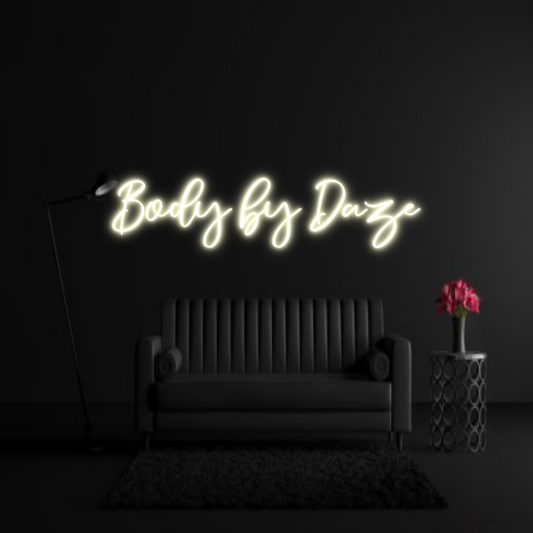 CREATE YOUR OWN WEDDING NEON SIGN Body by Daze
