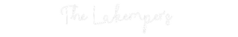 CREATE YOUR OWN WEDDING NEON SIGN The Lakemper's