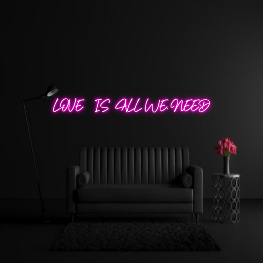 CREATE YOUR OWN WEDDING NEON SIGN LOVE    IS  A...