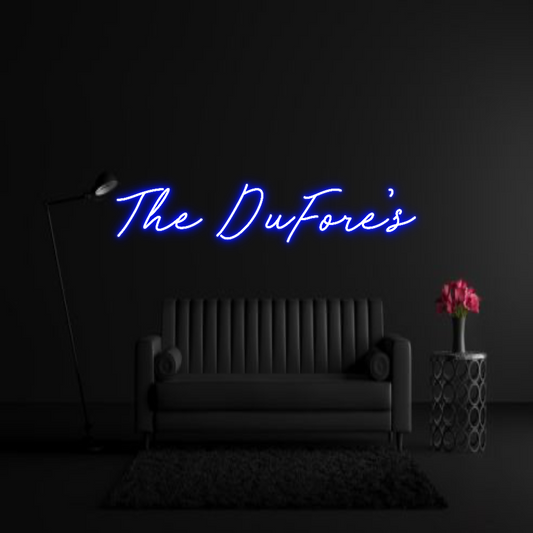 CREATE YOUR OWN WEDDING NEON SIGN The DuFore’s