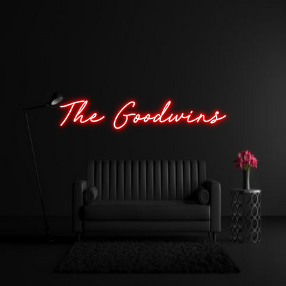 CREATE YOUR OWN WEDDING NEON SIGN The Goodwins