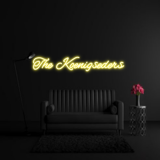CREATE YOUR OWN WEDDING NEON SIGN The Koenigsed...